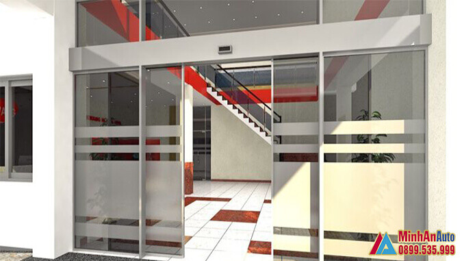 Cửa trượt tự động Cortech nhập khẩu Hàn Quốc.