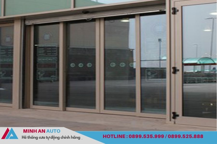 Cửa Trượt Tự Động 2 Cánh Trượt Phổ Biến