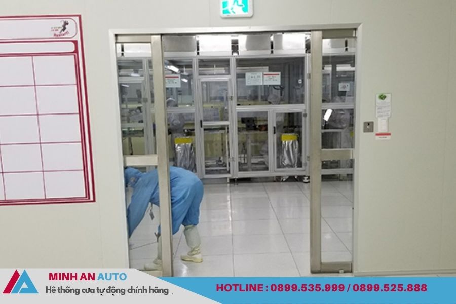 Cửa Tự Động Y Tế Tiêu Chuẩn Cao Cửa tự động bệnh viện với tính năng cảm ứng không chạm