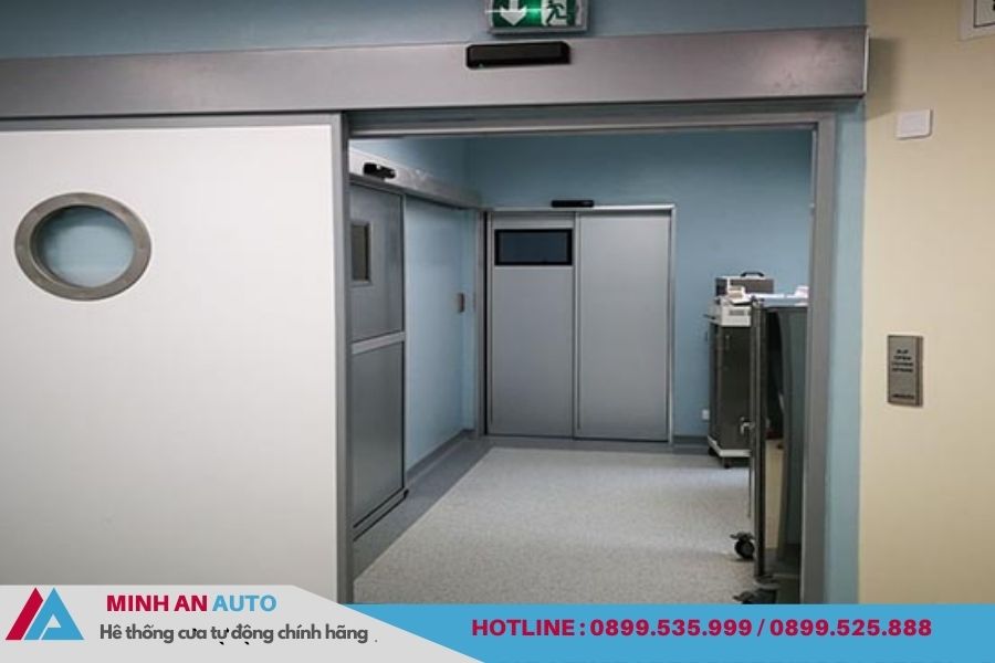 Cửa Kính Tự Động Trượt Cao Cấp Chất Lượng