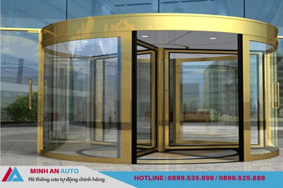 Cửa tự động cánh cong