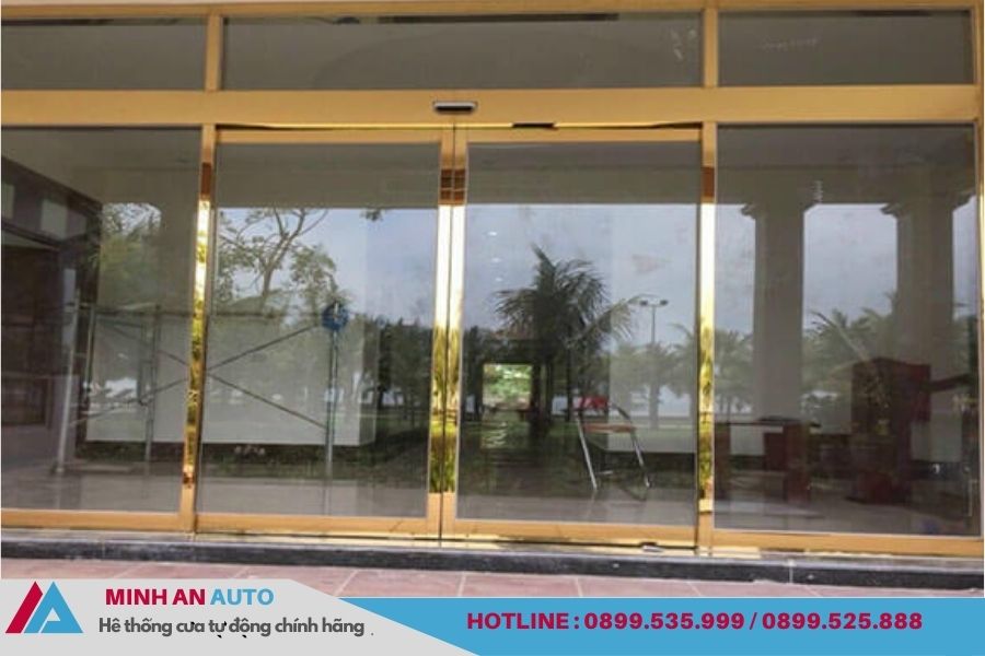 Cửa Tự Động Cortech Hàn Quốc 2 Cánh Trượt Cao Cấp