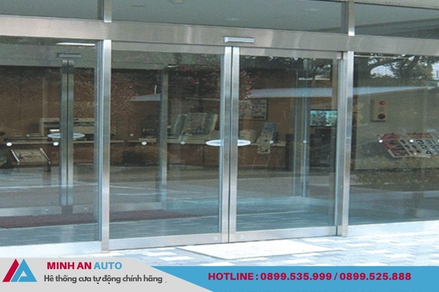 Cửa Tự Động Kết Hợp Kính Cường Lực Sang Trọng