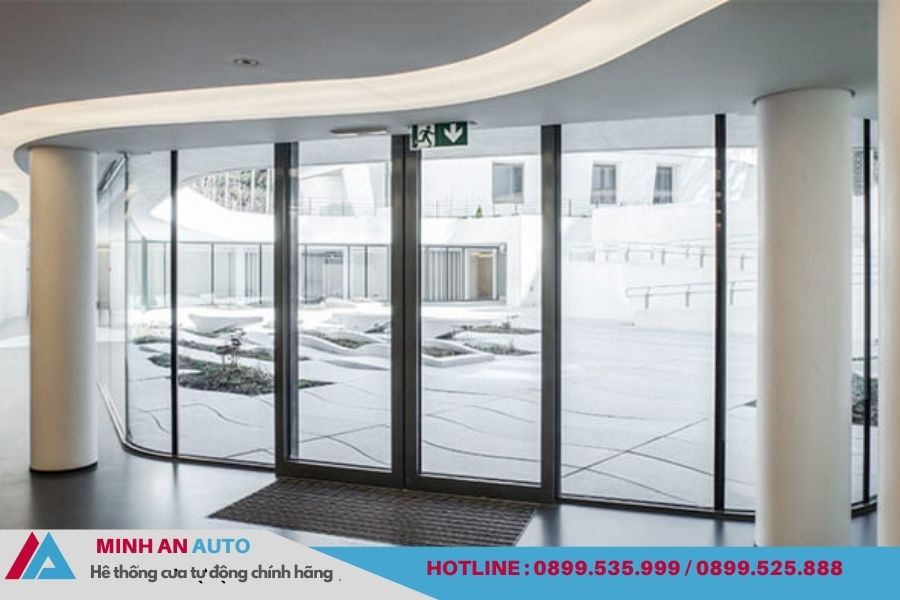 Cửa tự động 2 cánh lùa Micom Nhật Bản cao cấp chất lượng