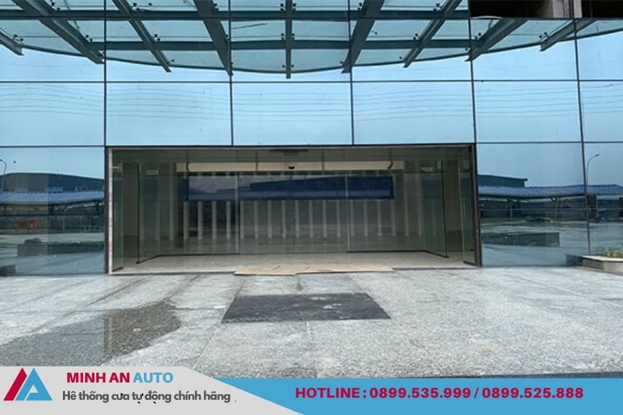 Cửa tự động nhiều cánh cao cấp tại Chương Mỹ