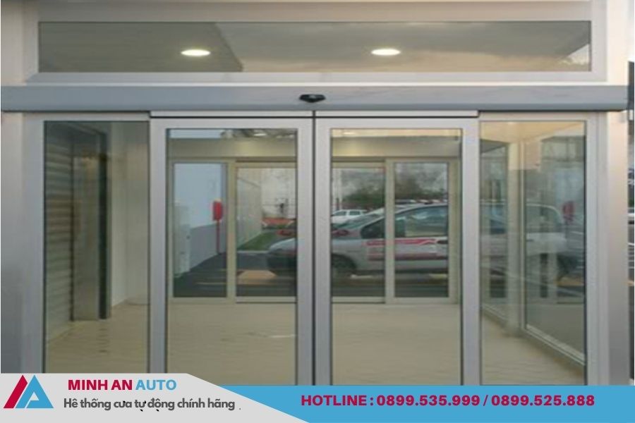 Cửa tự động cánh trượt cho Khách Sạn tại Sơn Tây