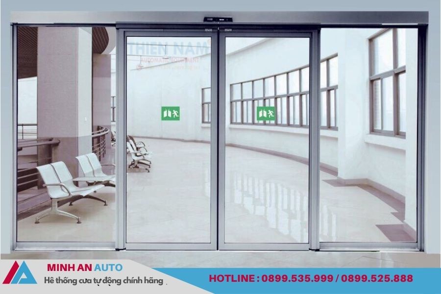 Cửa tự động trượt cho Văn Phòng tại Sơn Tây