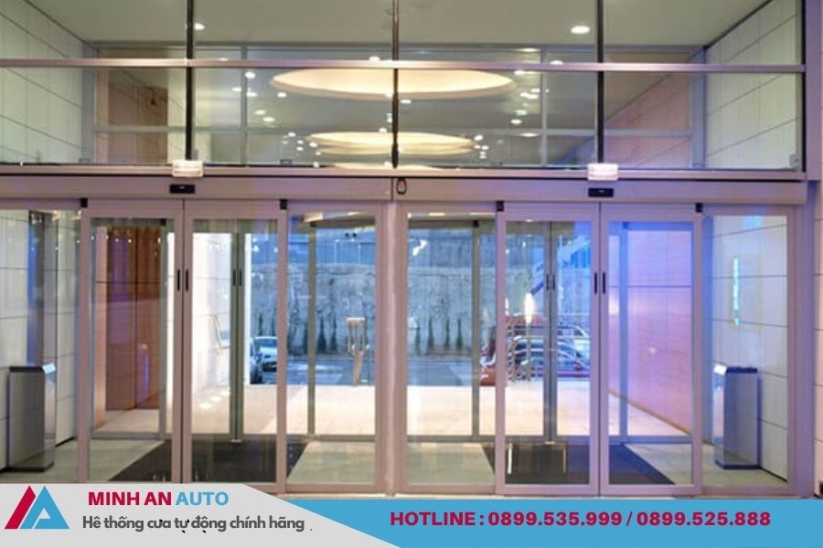 Cửa Tự Động Teraoka Số 1 Nhật Bản | Báo Giá & Thi Công 7 Mẫu cửa tự động Teraoka Nhật Bản – Minh An Auto lắp đặt tại sảnh văn phòng công ty