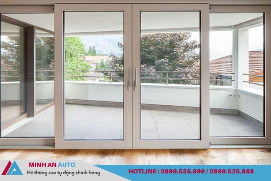 Cửa trượt tự động Woosung cao cấp chất lượng