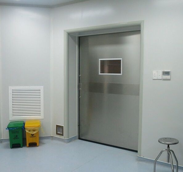 Cửa tự động phòng sạch nhà máy KCN Bắc Giang.