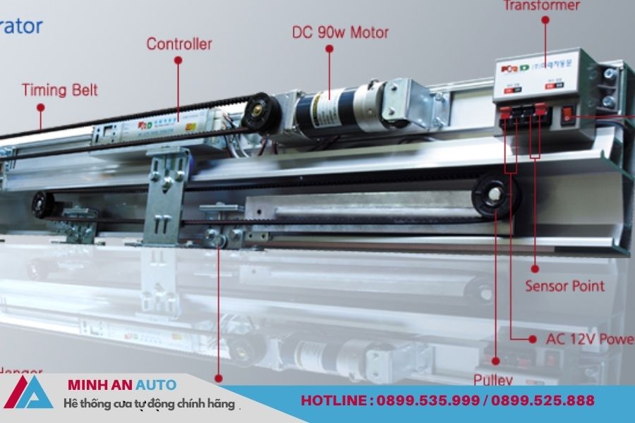 Hệ thống ray trượt cao cấp cho cửa tự động