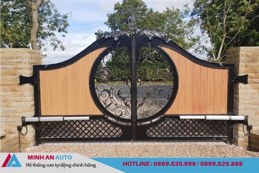 Cổng tự động mô tơ tay đòn đẹp