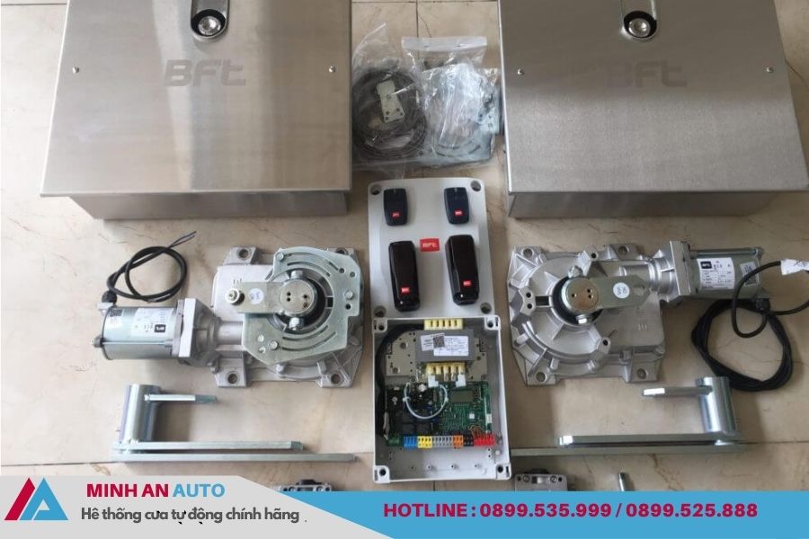Cửa Tự Động BFT Hàng Đầu Italia | Báo Giá & Thi Công 3 Thiết bị motor cửa cổng tự động BFT Italia
