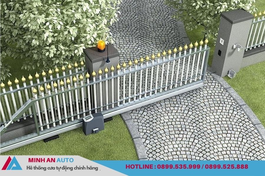 Cửa Tự Động FAAC Italia | Báo Giá & Thi Công 5 Cổng trượt tự động hiện đại cho lối vào nhà