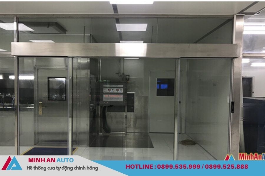 Cửa kính trượt tự động Minh An Auto