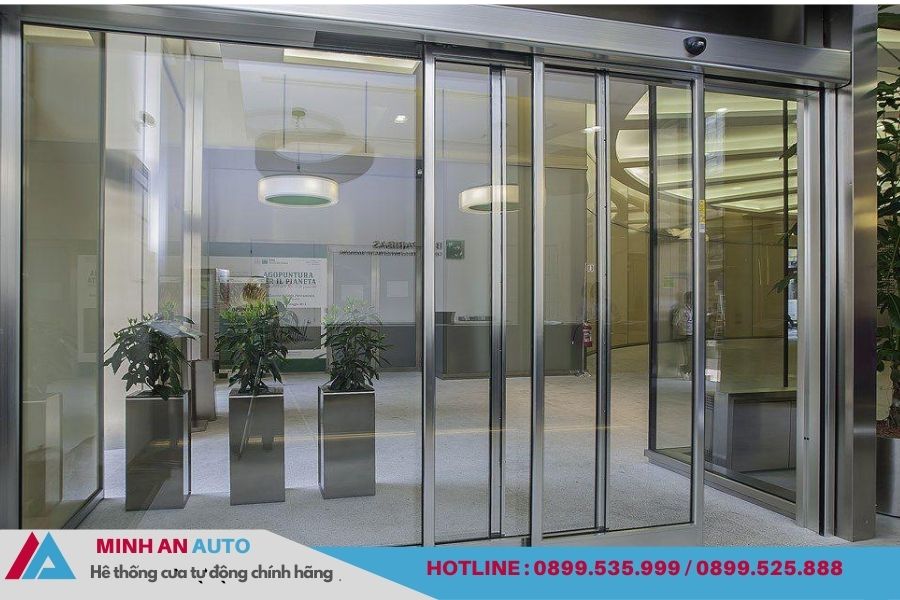Hệ thống cửa kính trượt tự động Minh An Auto